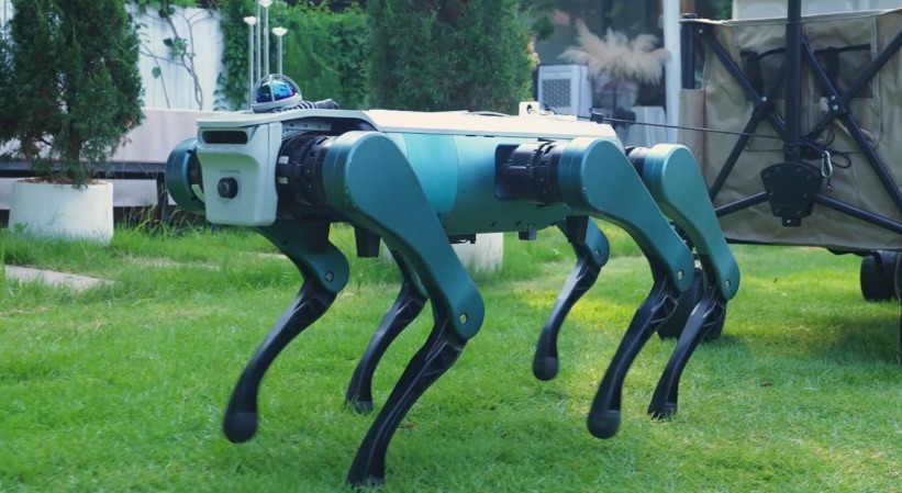 Hexplorer robot dog with included sensor kit